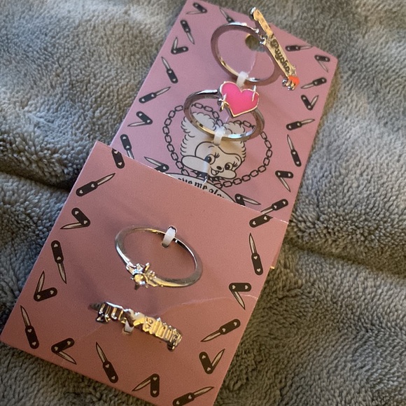 4 Rings from “Leave Me Alone” jewelry brand y2k dolly - Picture 2 of 2